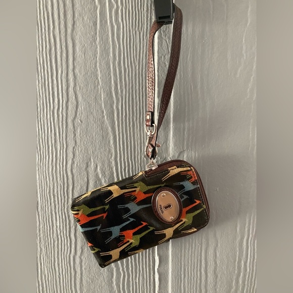 Vintage Fossil Key-Per Wristlet​ - Picture 2 of 4